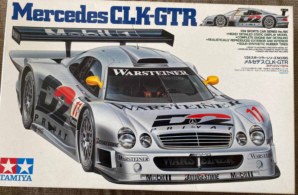 タミヤMercedes CLK GTR 、PORSCHE911GT1 MERCEDES CLK-GTR (TAMIYA 1:24) - YouTube