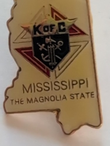 Prendedor de solapa Caballeros de Colón Mississippi The Magnolia State 1998 (K of C) - Imagen 14 de 24