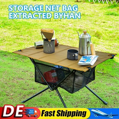 Folding Net Bag Picnic Desk Mesh Basket Large-capacity Tableware Organizer Tools