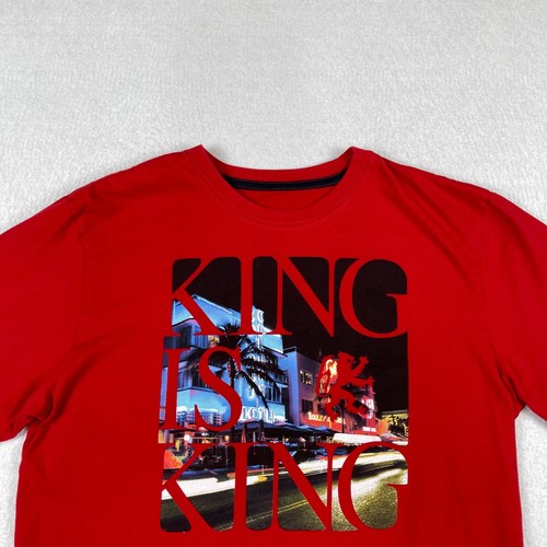 Nike Shirt Mens Large Red King Is King Lebron James LBJ South Beach Miami FL - Picture 10 of 13