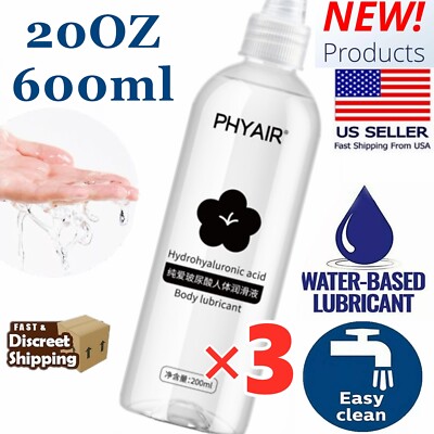 Lube Personal Sex Lubricant Water-Based Long Lasting Easy Clean Women Men  Adult