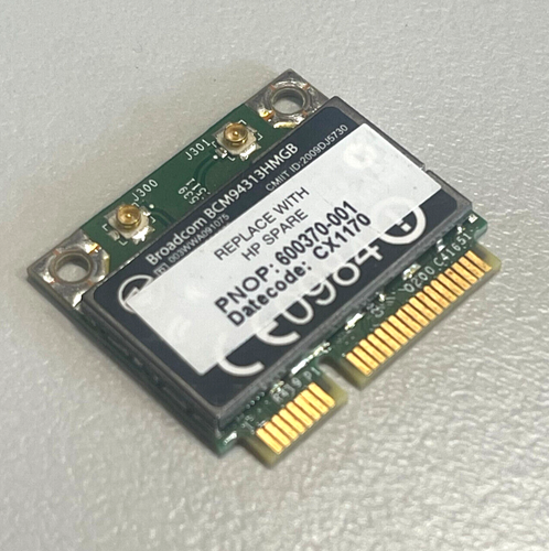 OEM Broadcom Wireless PCI-e WiFi Card BT WLAN BCM94313HMGB 600370-001 598711-001 - 第 2/4 張圖片