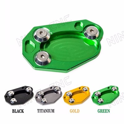 CNC Side Stand Plate Extension Pad For Kawasaki ZX-10R Z1000