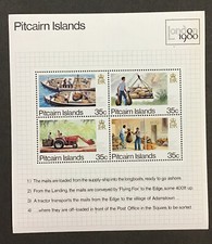 Pitcairn Islands XF MNH Sc#192, Souvenir Sheet  (W37)