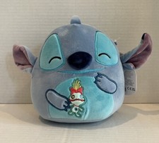 Squishmallows Disney Lilo Stitch Stitch with Scrump 6.5" Plush Kelly Toys New