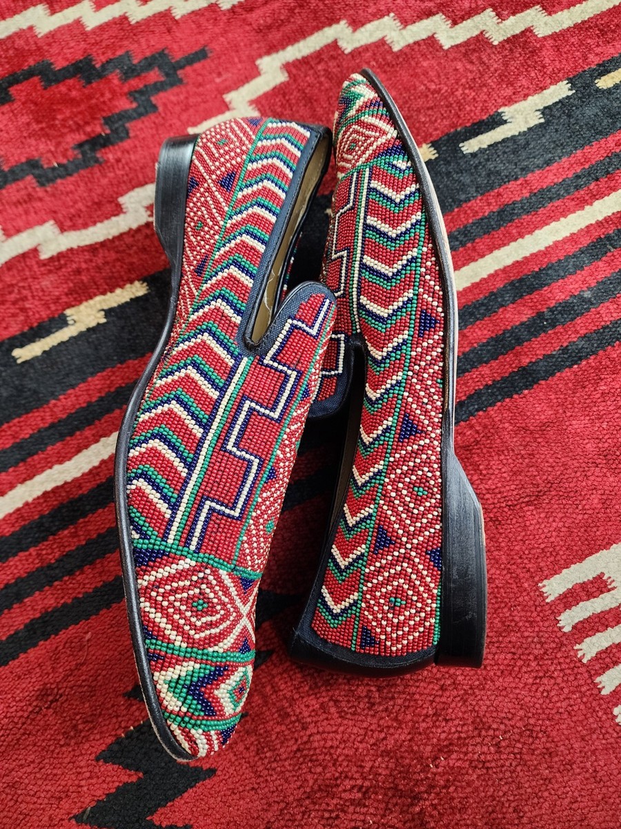 Donald J Pliner Signature Pontsp Glass Beaded Loafers Made in Italy Size 11‎ M Donald J. Pliner | Shoes | Donald J Pliner Signature Pontsp  main image 2