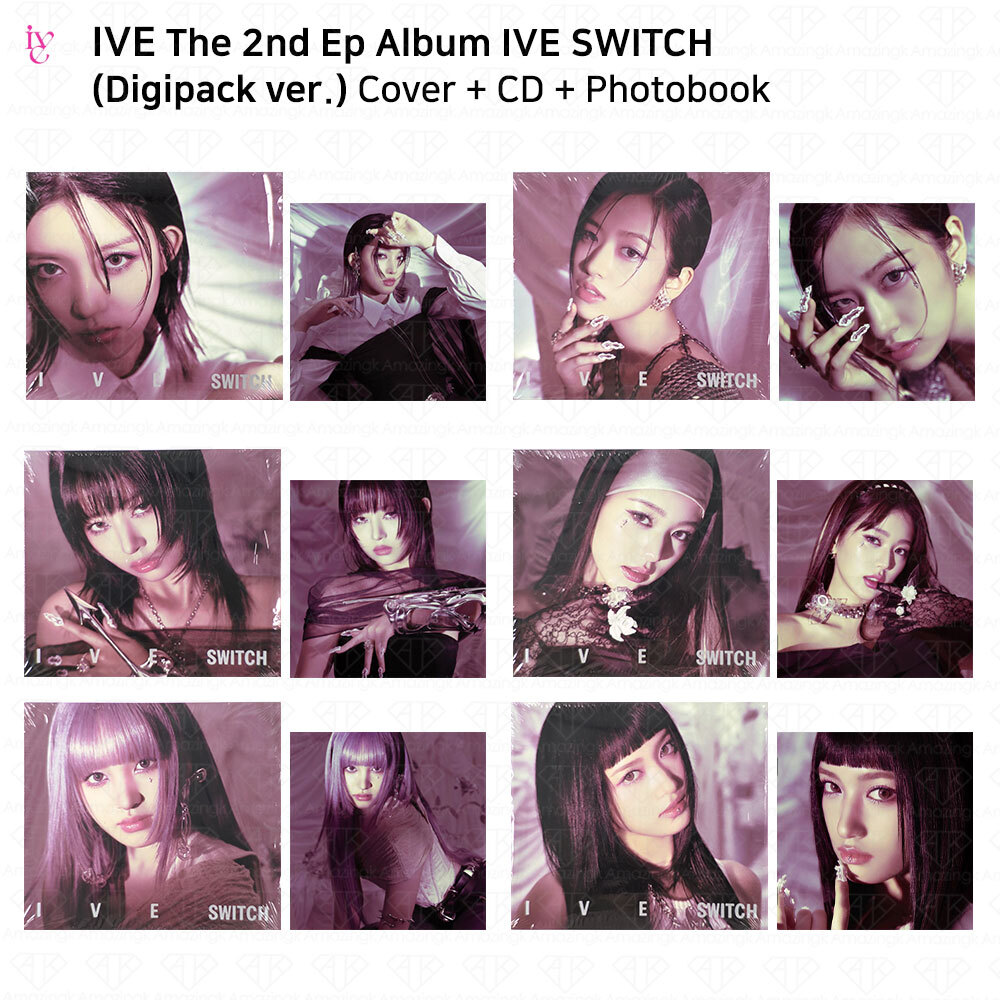 IVE The 2nd EP Album IVE SWITCH Digipack Ver Cover Photobook CD