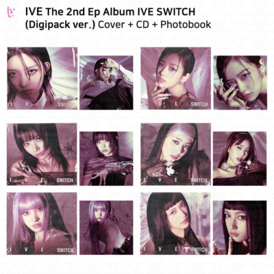 IVE The 2nd EP Album IVE SWITCH Digipack Ver Cover Photobook CD