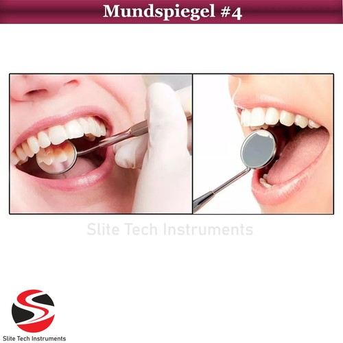 Specchio orale dentista taglia 4 specchio dentale con specchio extra in omaggio - alta qualità - Foto 2 di 5