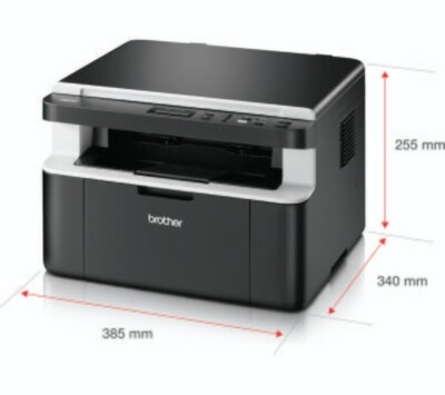 Brother DCP-1612W Laser Multifunction Printer | Monochrome | A4 | Print, Colour Scan, Copy | Wi-Fi - View #4