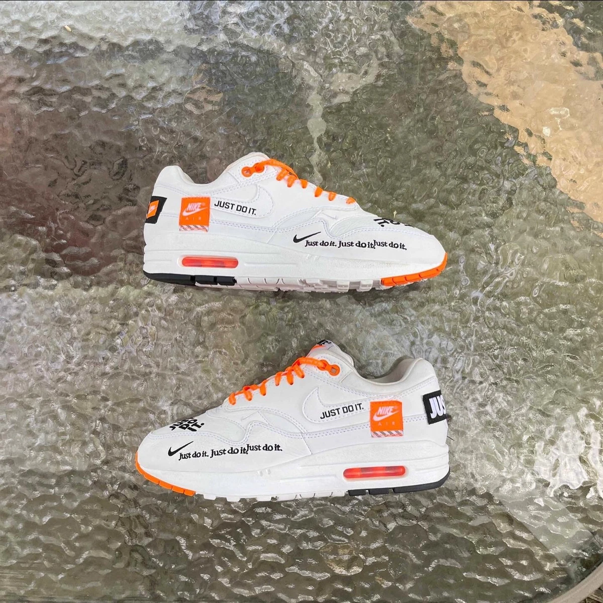 Size 7 - Nike Air Max 1 LX Premium Just Do It White 2018 - 917691-100