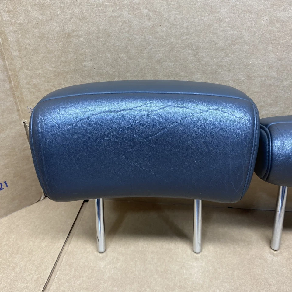 2003-2008 Infiniti FX35 FX45 Rear Seat Headrests Set of 3 Leather OEM Head Rest - Image 4 of 4