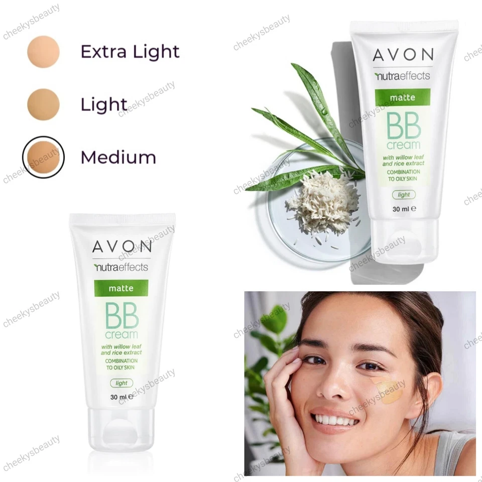 Avon Nutra Effects Radiance & Matte 5-in-1 BB Cream,SPF15,All Shades,New & Boxed - Image 4 of 4