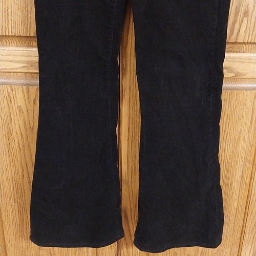 Old Navy NWOT Women's High Rise Flare Corduroy Pants Jeans Size 4 Black Jack - Bild 5 von 6