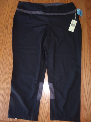Nwt Women's Tangerine Yoga Pants Capris Black Gray Small S 795071470820 |  eBay