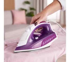 Corded Steam Iron 2400W 300ml Russell Hobbs Stainless Steel Soleplate 23060 R