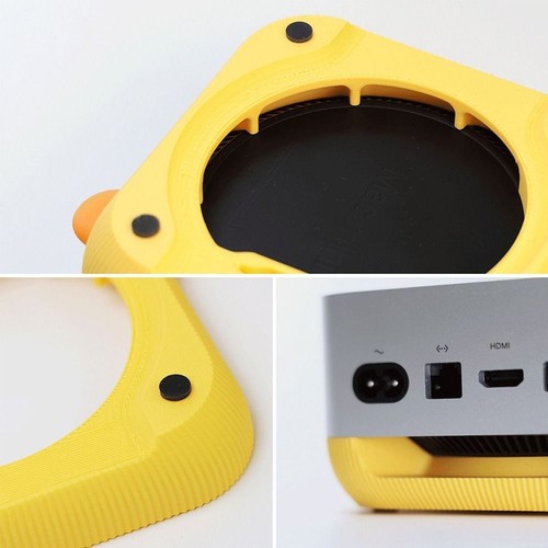 3D Printing Bracket Dustproof Host Accessories Computer Base for Macmini M4 - Photo 7/17