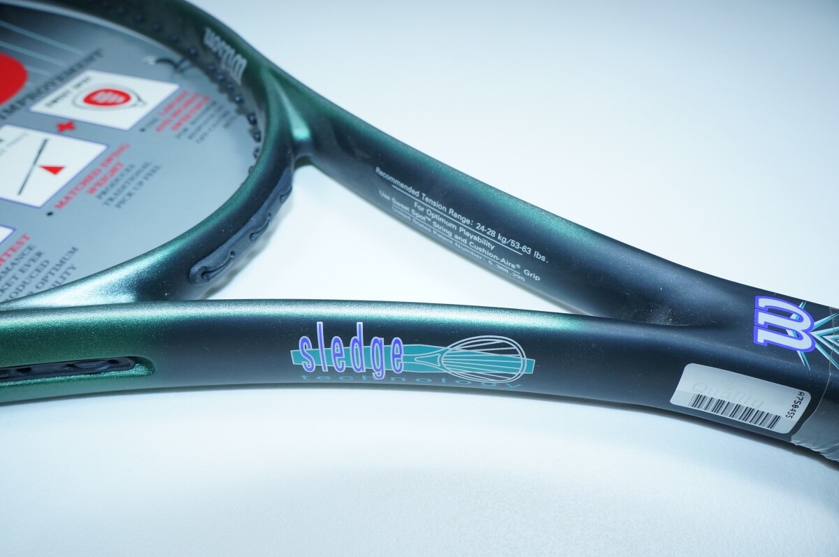 NEW WILSON SLEDGE HAMMER 7.8 MIDPLUS 95 TENNIS RACKET 4 3/8 EU3
