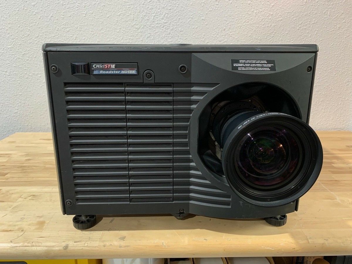 Christie Roadster HD18K Projector Bundle 3 Chip DLP 18000 Lumen HD