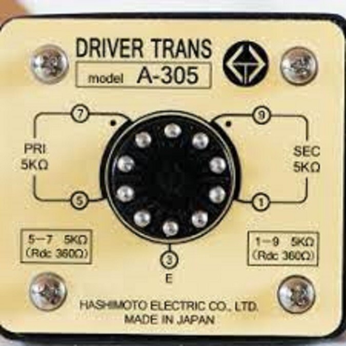 Hashimoto A-305 (Sansui) Inter-stage Transformer 5kΩ 1:1 Hashimoto A-305 (Sansui) Inter-stage Transformer 5kΩ 1:1