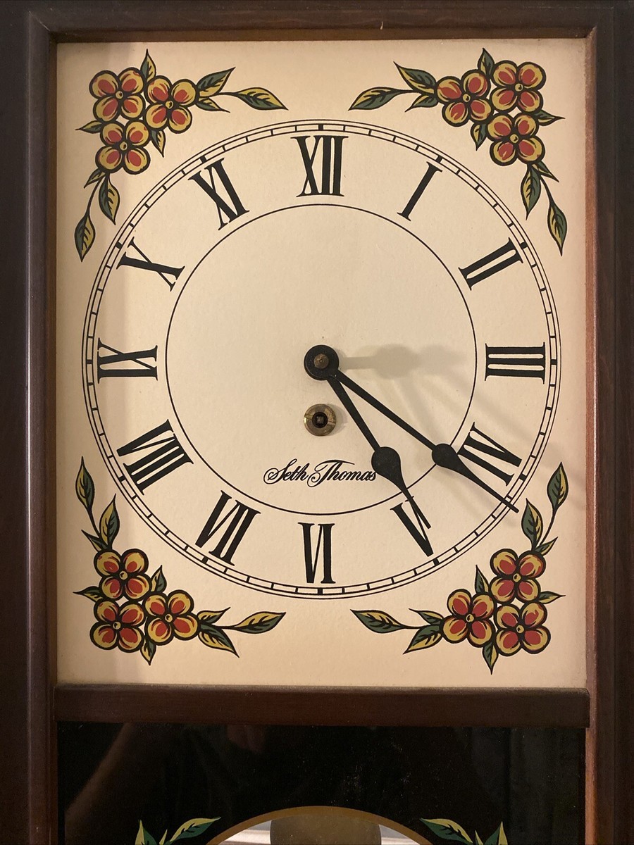 Vintage Seth Thomas General Time Redding Model E478-001 Wall Clock