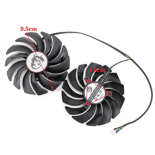 For MSI GTX1080ti 1080 RX470 1070ti 1070 1060 GAMING Graphics Card Cooling Fan - Picture 4 of 8