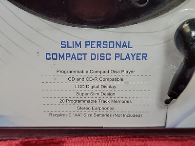 クラシック (GOLD CD) Classic Compact Discs NWCD 319 CD NAXA NPC-319 SLIM PORTABLE COMPACT DISC CD PLAYER NIB SEALED