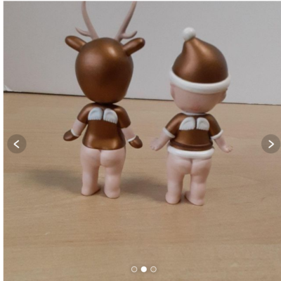 Sonny Angel 2006 Christmas Santa Claus Gold Figure 2 set | eBay