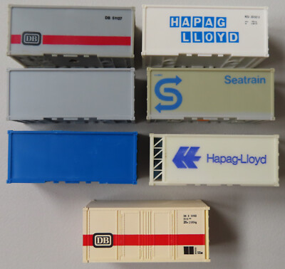 Faller AMS 6 Container for container loading, 60s toy #DEZ3364