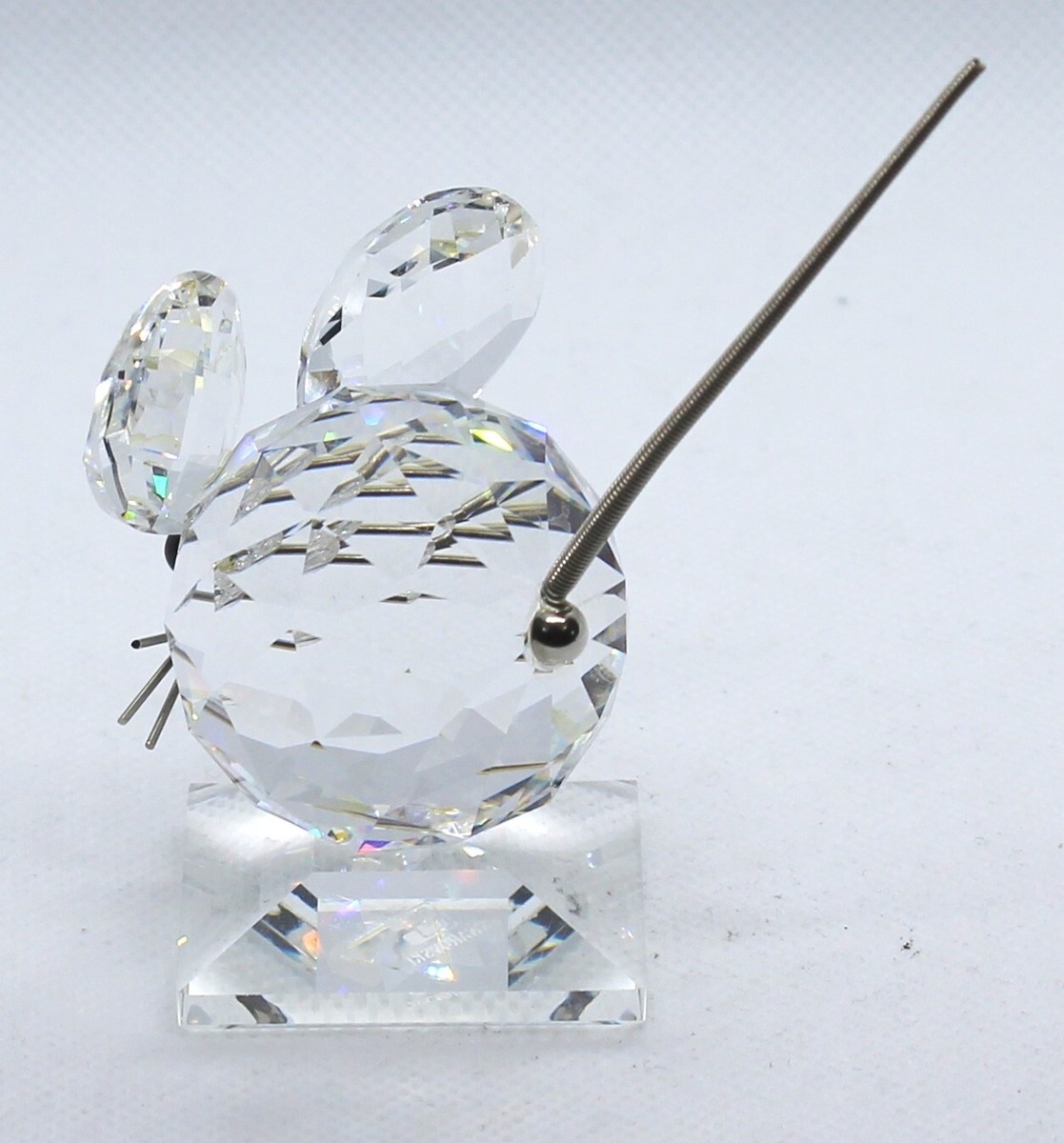 スワロフスキー マウス クリスタル 183272 Swarovski mouse 183272 Silver leather tail 1994 Issue mint