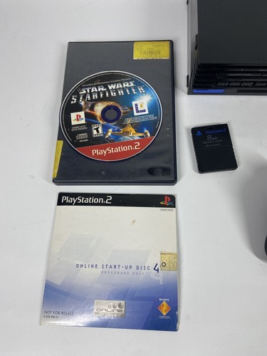 Playstation 2 Sony PS2 Fat SCPH-35001 Konsole Bundle Star Wars Star Fighter - Bild 2 von 24