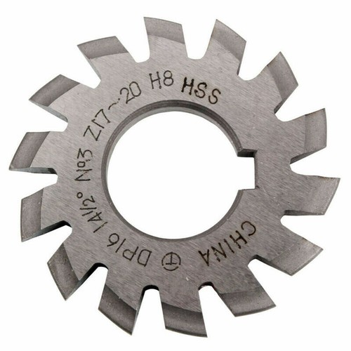 8 Pcs/Set Involute Gear Cutter DP12 DP16 DP20 PA14-1/2 Bore22mm HSS 8H Set No1-8 - Picture 7 of 9