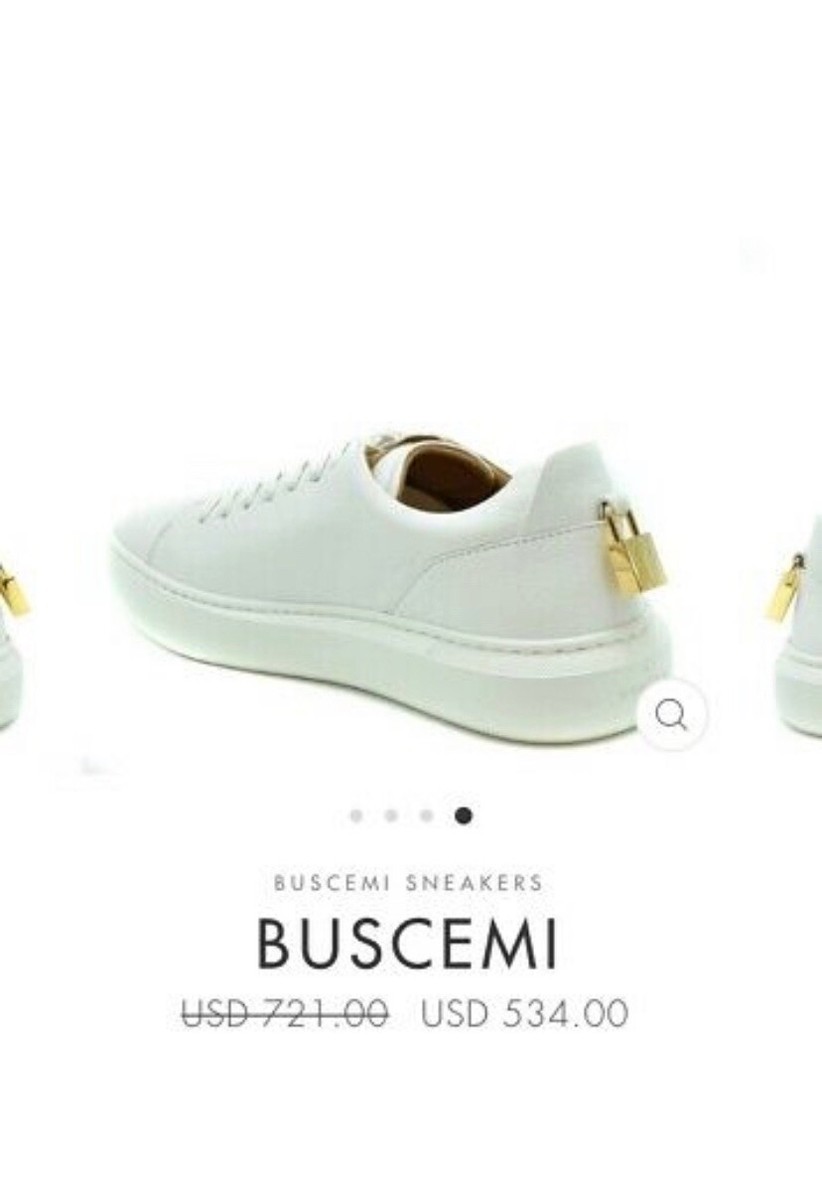 BUSCEMI Low-Top Padlock Sneakers size 41 | eBay