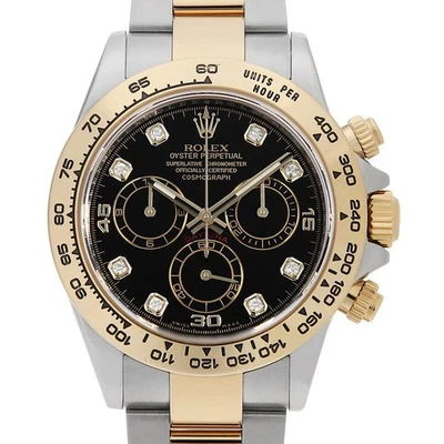 Rolex Cosmograph Daytona 8P diamante 116503G negro número aleatorio segunda m... - Imagen 1 de 4