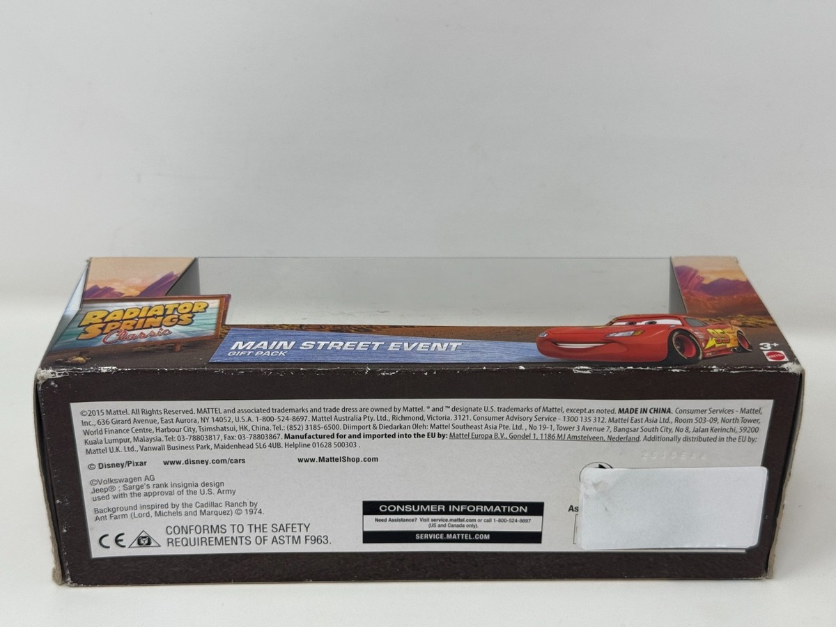 MATTEL カーズ　MAIN STREET EVENT GIFT PACK Disney Pixar Cars MAIN STREET EVENT Radiator Springs Classic 3
