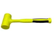 Snap On Tools NEW HBFE48HV 48 ounce Dead Blow Hi-Viz Yellow Soft Grip Hammer USA