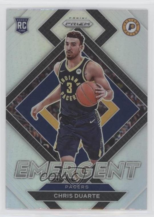 2021-22 Panini Prizm Emergent Silver Prizm Chris Duarte #14 6a7
