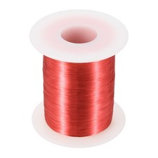 43 AWG Magnet Wire, 43 Gauge 8 oz Enameled Copper Wire, 155C(311F), Red,White
