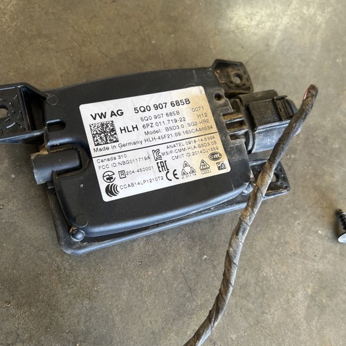 16-19 Volkswagen Passat Jetta Golf LH Blind Spot Radar Monitor Module 5Q0907685B - Picture 4 of 8