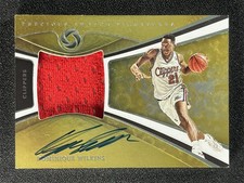 2019-20 Panini Opulence Dominique Wilkins #PSS-DW Precious Swatch Auto Patch /49