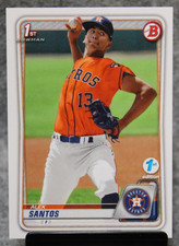 2020 Bowman Draft 1st Bowman Alex Santos 1st Edition Prospect #BD-139 Astros