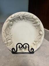 Williams-Sonoma Tuscan Olive Ceramic Serving Bowl White Made in Italy - Set of 2