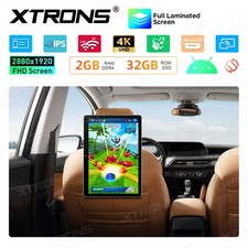 1X 13.3" Android Car Headrest Video Player QHD Touch Screen Monitor HDMI IN OUT