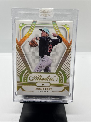 #ad #ad Tommy Troy Yellow Diamond 10 Encased 2024 Panini Flawless $65.00
