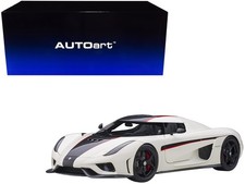 Autoart 79027 1/18 Koenigsegg Regera White with Black Carbon and Red