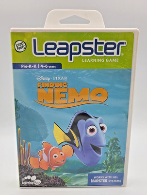 Leap Frog Leapster Learning Game Disney Pixar Finding Nemo  Pre K-K  4-6Yrs