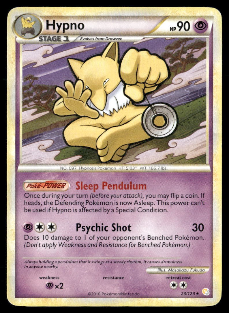 HeartGold SoulSilver #23/123 Hypno