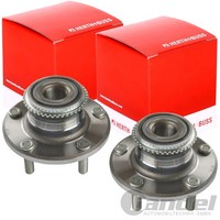 2X Herth+Buss RADLAGER-SATZ Hinten Passend FüR Mitsubishi Lancer Outlander
