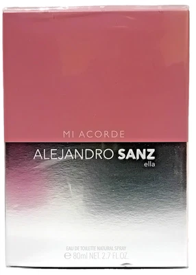 EAU DE TOILETTE FEMME ALEJANDRO SANZ MI ACORDE 80ML/2.75 FL OZ SPRAY (BOÎTE... - Photo 1/3