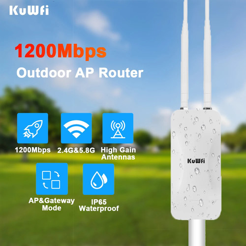 1200Mbps Outdoor AP Router Dual Band Wireless Wi-Fi Access Point with High Gain - 第 9/19 張圖片